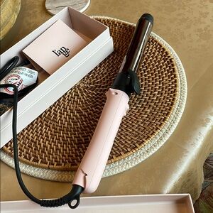 L’ange Pink Hair curler le pirouette NIB 32mm barrel